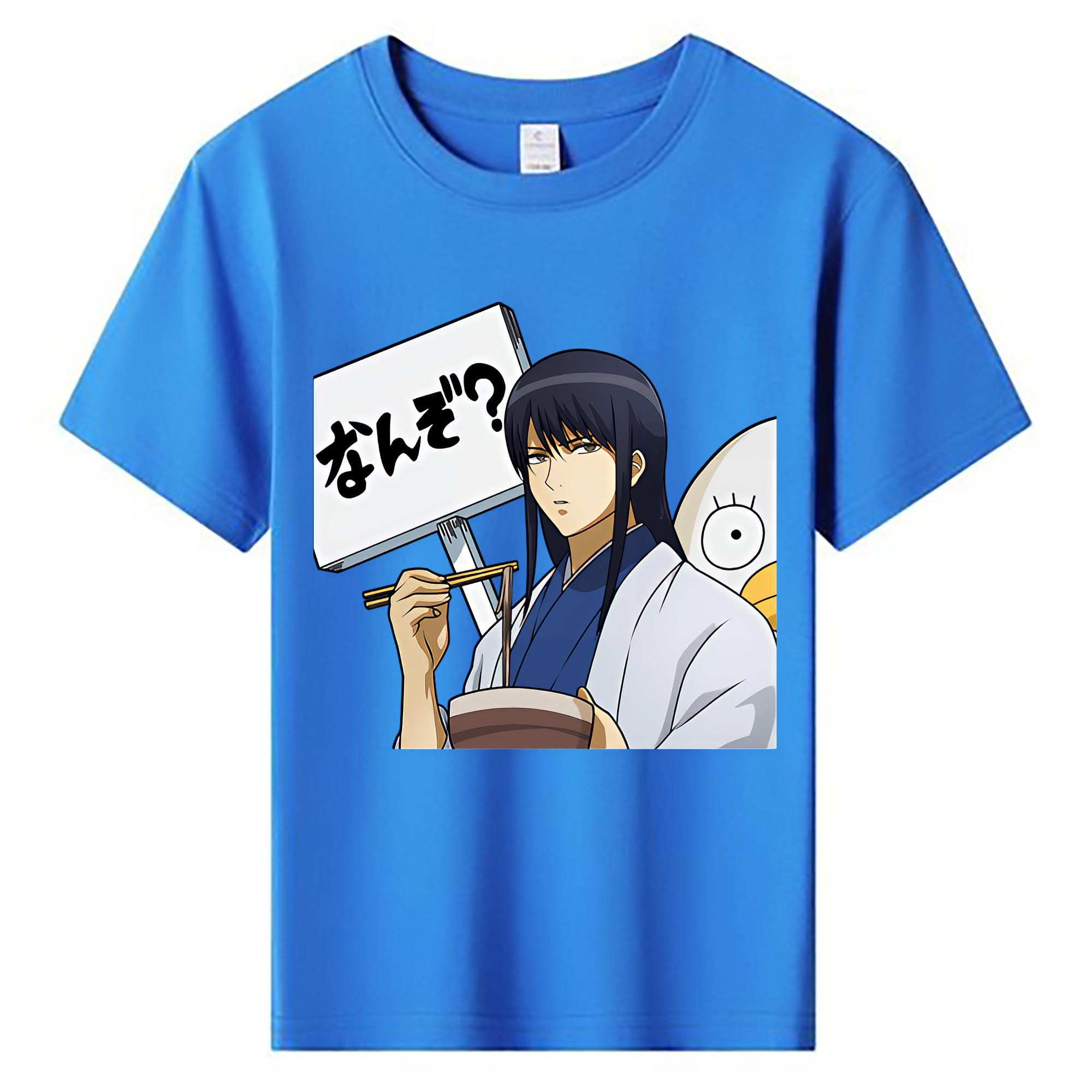 （画像用） ぎんたま 坂田銀時（さかたぎんとき） 神楽 志村新八（しむら しんぱち） GINTAMA Sakata Gintoki Kagura Shimura Shinpachi 綿100％キッズTシャツ（フロントプリント）